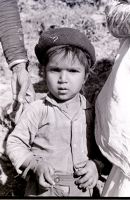 Village boy with beret